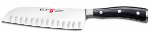 Wüsthof Classic Ikon Santoku Veitsi Ruostumaton Teräs Musta 17 Cm