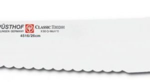 Wüsthof Classic Ikon Super Slicer Wave Veitsi Ruostumaton Teräs Musta 20 Cm