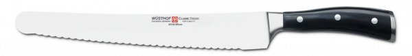 Wüsthof Classic Ikon Super Slicer Wave Veitsi Ruostumaton Teräs Musta 20 Cm