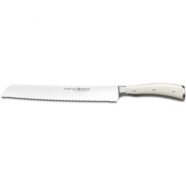 Wüsthof Classic Ikon Valkoinen Leipäveitsi 23 Cm