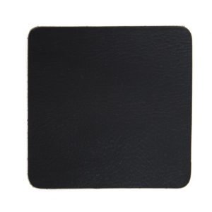 Xapron Cuba Lasinalunen Nahka Musta 10x10 Cm 4 Kpl