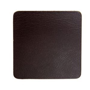 Xapron Cuba Lasinalunen Nahka Ruskea 10x10 Cm 4 Kpl