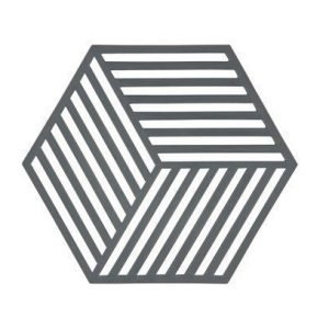 Zone Denmark Pannunalunen Hexagon Silikoni Harmaa 16x14 cm
