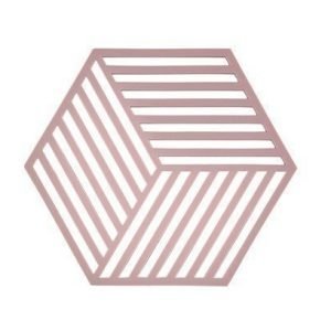 Zone Denmark Pannunalunen Hexagon Silikoni Rosa 14 cm
