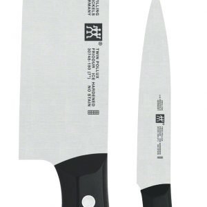 Zwilling Twin Veitsisetti Ruostumaton Teräs Musta 2 Kpl